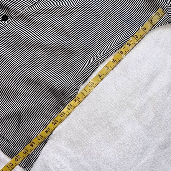 Victoria's Secret Black/White Striped Long Sleeve Silk Like Pajama Set-M - Picture 6 of 16